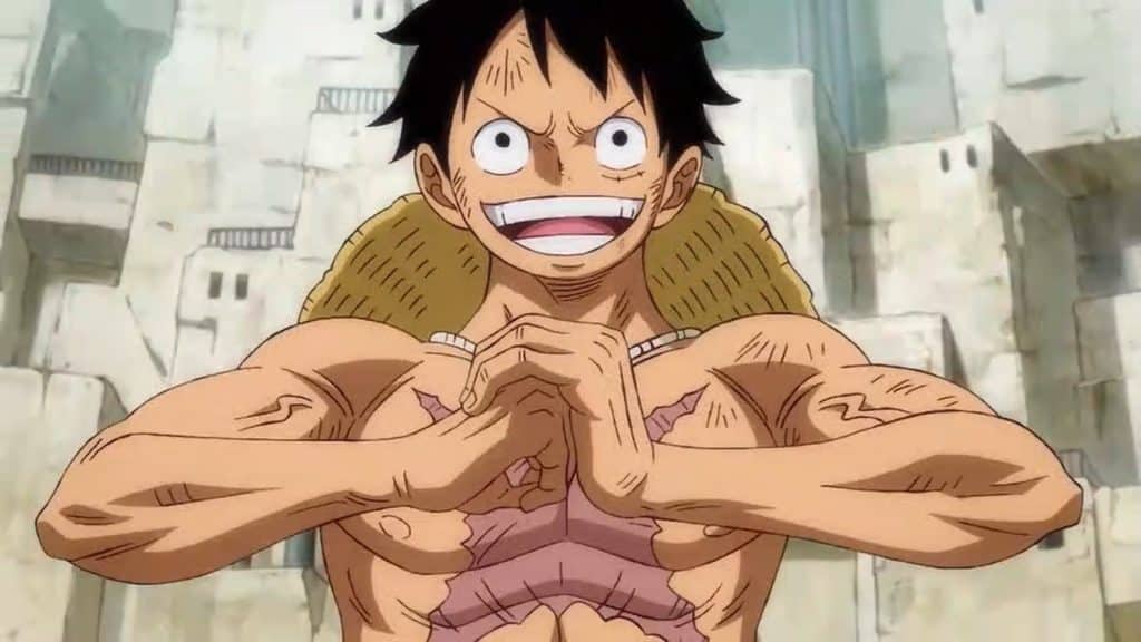 Luffy's unwavering determination